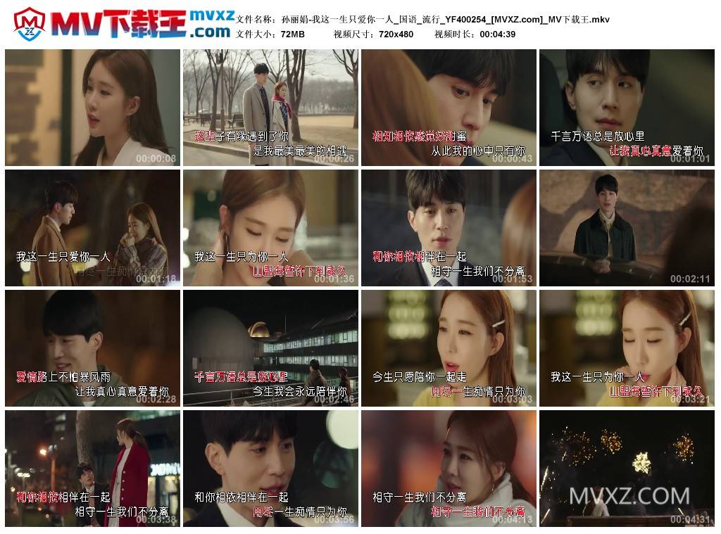 孙丽娟-我这一生只爱你一人_国语_流行_YF400254